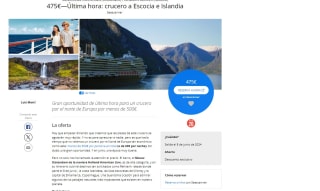 un crucero por el norte de Europa desde 475€