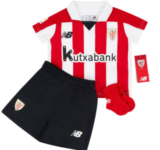 Equipación completa local del Athletic de Bilbao 2017-18 Bebés por solo 18,89€