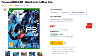 Persona 3 Reload XBOX Series voor €29,95 bij Bol