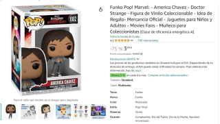 Figura funko pop de Marvel America Chavez - Doctor Strange por 3,99€
