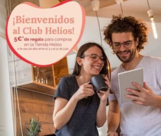 Cupón de 5€ gratis para compra en Helios