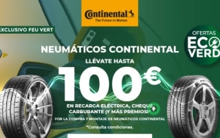 Llévate hasta -100€ en Neumáticos Continental.
