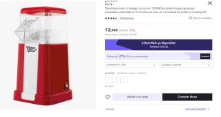 Palomitero de la marca Jocca potencia 1200W por 9.68€