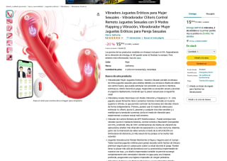 Vibrador 9 modos con control remoto y App por solo 15,99€