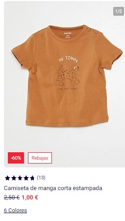 Rebajas en Kiabi desde 1€