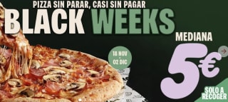 Pizzas Medianas por solo 5€ en Papa Johns