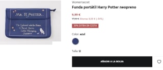 Funda portátil Harry Potter de neopreno por 9.99€