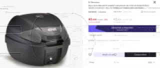 Baul Givi E300 Tech 30 litros E300NT Monolock con base universal por 33,96€