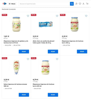 -5€ de Descuento directo por compra de 15€ en Carrefour.