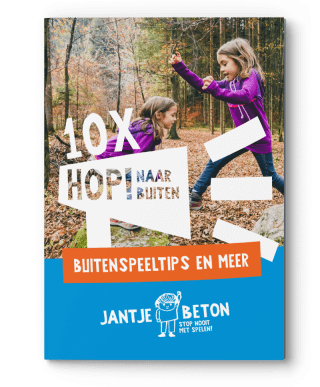Vraag gratis het boekje met buitenspeeltips aan