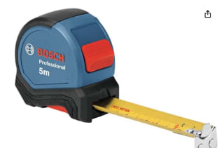 Cinta métrica con Autolock 5m, ancho 27 mm, gancho magnético marca Bosch por 12,95€