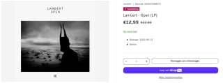 LP Lambert - Open (2022) voor €12,99 bij VelvetRecordStore