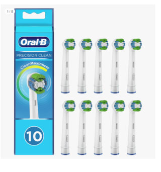 Pack 10 Recambios Oral B CleanMaximiser por 14.82€