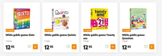 1+1 gratis op Kaart- en dobbelspellen bij Poiesz-supermarkten