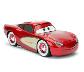 Jada Rayo McQueen Escala 1:24, Hecho en Metal Neumáticos de Goma Puertas, Capó y Maletero a solo 27,99€