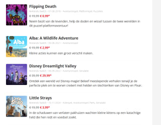 Tot 98% korting tijdens de Sale in de Nintendo eShop