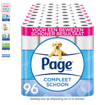 Page wc papier 96 rollen voor 31,56 euro bij Amazon
