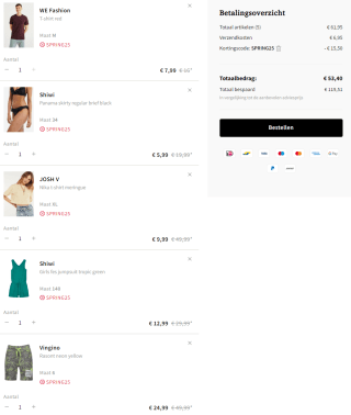 25% extra korting op veel items bij Otrium