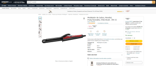 Modelador de Cachos da Mondial, modelo Preto/Vermelhode 55W - R$ 82,34