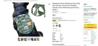 Arnés Pattepoint Antitirones Perros a tan solo 14,69€