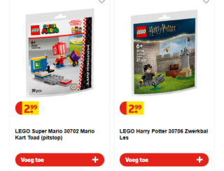 Diverse LEGO polybags voor €2,99 bij Kruidvat