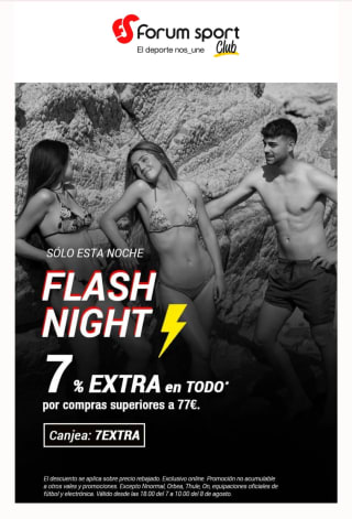 7% descuento extra en Forum Sport