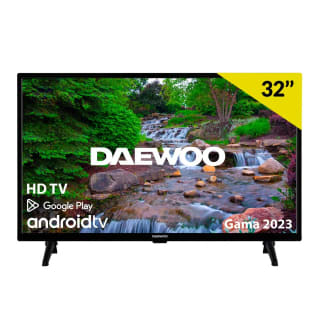 Televisor Smart marca Daewoo modelo 32DM53HA1 de 32'' HD Android 11 WiFi Bluetooth E color negro por 124€