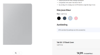 Samsung EF-BT630 - Flip cover voor tablet voor €14,99 in de Samsung Store