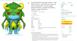 Figura Funko Pop! Marvel: Monster Hunters - Loki por 6,89€