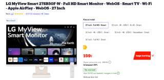 LG 27SR50F-W - LED-monitor voor €159 bij Bol
