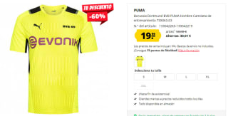 Camiseta para Hombre Puma del Borussia Dortmund BVB por 19.99€