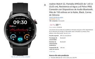 Smartwatch Realme Watch S2 por 39,12€