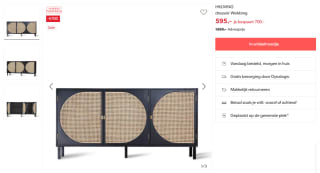 HKLIVING dressoir Webbing voor €595 bij Wehkamp