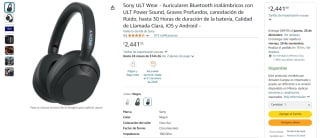 Auriculares Sony ULT Wear por $2,442 | Descuento Amazon