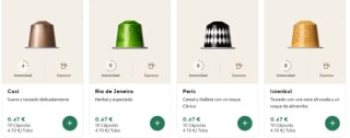 60 Cápsulas y 60 Gratis en web oficial Nespresso Cuentas seleccionadas