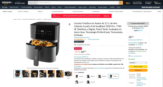 Cecotec Cecofry 5500 Pro por 49,90€