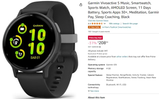 Garmin Vivoactive 5 Music smartwatch voor €208,04 via Amazon Prime