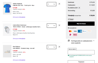 20% extra korting op de sale tot 65% bij Zalando