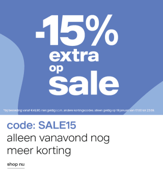 Alleen Vanavond 15% Extra Korting op de sale bij VanHaren