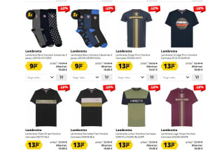 3x2 en seleccionados de la marca Lambreta