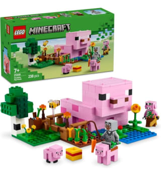 Lego Minecraft La Casa Cerdo Bebé por 12,74€.