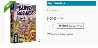 Juego de Cartas Blind Business por 5€
