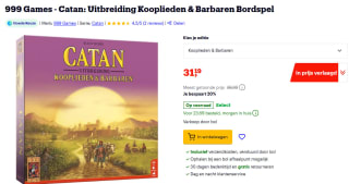 Catan: Kooplieden & Barbaren Uitbreiding voor €31,19 bij Bol