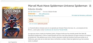 Edición Kindle: Marvel Must-Have Spiderman - Universo Spiderman por $55