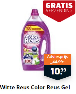 Grootverpakkingen Witte, Color en Frisse Reus voor €10,99 bij Trekpleister