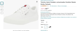 Tommy Jeans Zapatillas Skater Derby por 44,95€