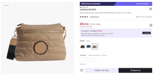 Bolso Bandolera Don Algodon ELENA por 24.29€ (Cuenta Nueva 14.58€)