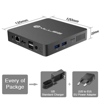 MLLSE M2 Mini PC Intel Celeron N3350 CPU 6G RAM 64G ROM por solo 53,58€