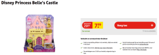 Disney Princess Belle's Kasteel Speelset - Poppenhuis voor €7,99 bij kruidvat
