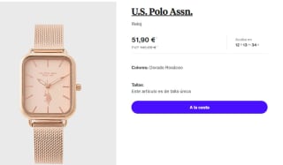 Reloj para Mujer U.S. Polo Assn. por 51.9€